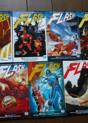 Flash TPB (2017-2024 DC Universe Rebirth) #1-7 softcover book collection by DC Comics