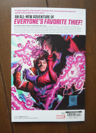 Gambit Thick as Thieves TPB 2023 softcover comic book cover by Mycomicshop.be