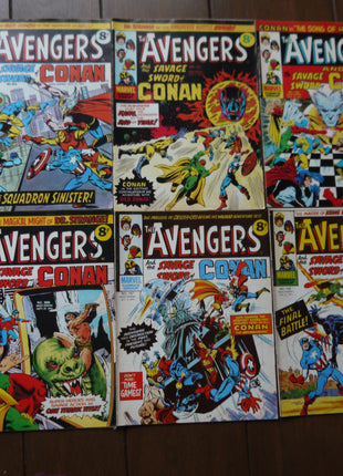 Avengers (1973-1976 Marvel UK) Lot of 40+