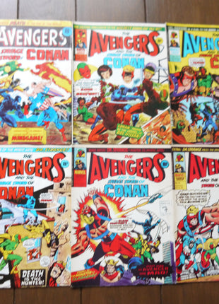 Avengers (1973-1976 Marvel UK) Lot of 40+