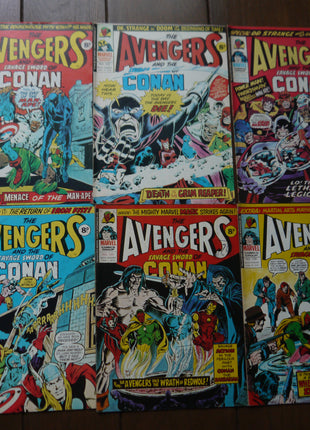 Avengers (1973-1976 Marvel UK) Lot of 40+