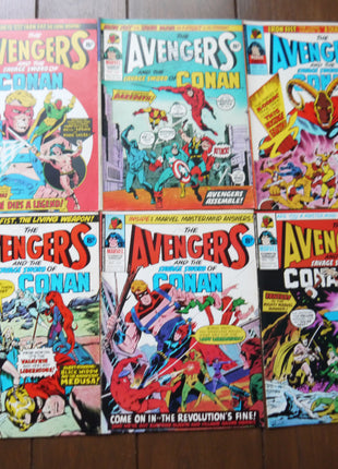Avengers (1973-1976 Marvel UK) Lot of 40+
