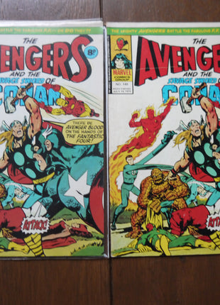 Avengers (1973-1976 Marvel UK) Lot of 40+