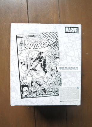 Marvel Spider-Man Line Art PVC statue from The Amazing Spider-Man #318, Gold Label, 17 cm