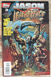 Jason vs. Leatherface (Topps, 1995) Complete set - Mycomicshop.be
