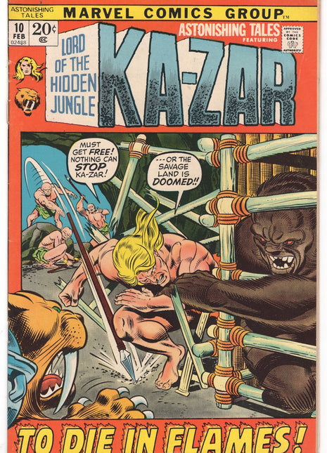 Astonishing Tales (1970) #10