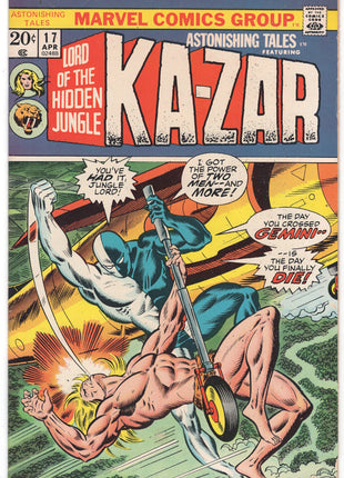 Astonishing Tales (1970) #17