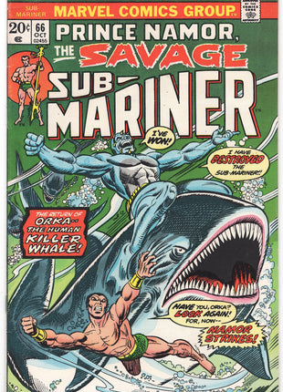 Sub-Mariner (1968 1st Series) #66