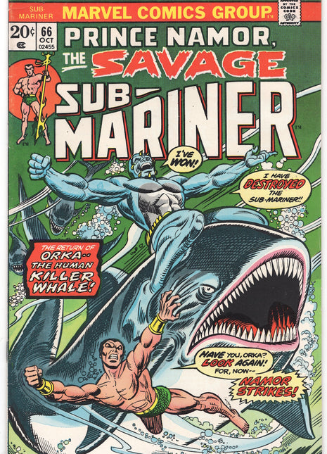 Sub-Mariner (1968 1st Series) #66
