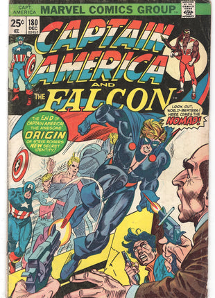 Captain America (1968 1st Series) #180 First Steve as Nomad!