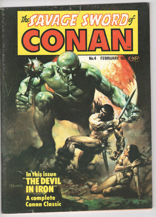 Savage Sword of Conan (UK 1977 Marvel 2nd Series) #4