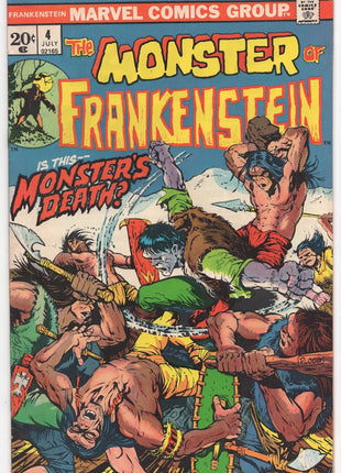 Frankenstein (1973 Marvel) #4 - Mycomicshop.be