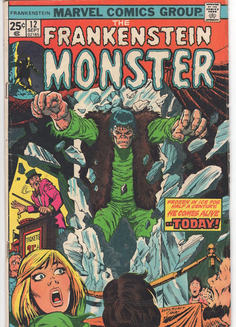 Frankenstein (1973 Marvel) #12 - Mycomicshop.be