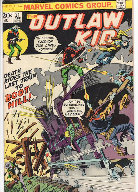Outlaw Kid (1970 Marvel) #21 - Mycomicshop.be