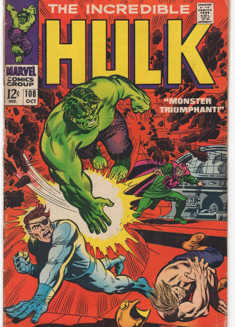 Incredible Hulk (1962 Marvel 1st Series) #108 - Mycomicshop.be