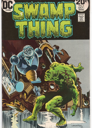 Swamp Thing (1972 1st Series) #6 softcover comic book cover