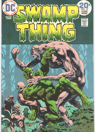 Swamp Thing (1972 1st Series) #10 softcover comic book cover