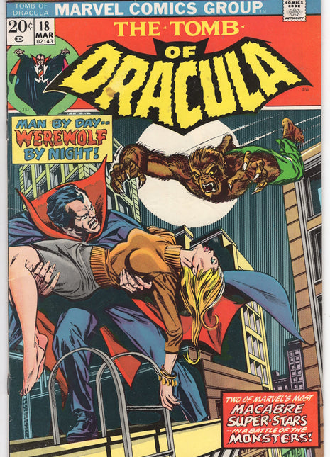 Tomb of Dracula #18 (1972 1st Series) softcover comic book cover by Mycomicshop.be