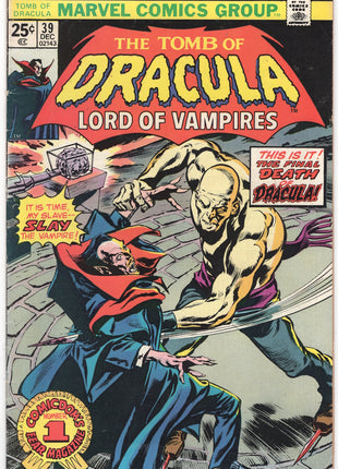 Tomb of Dracula (1972 1st Series) #39