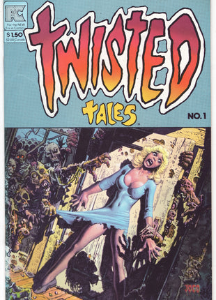 Twisted Tales (1982 Pacific) #1 softcover comic book cover by Mycomicshop.be