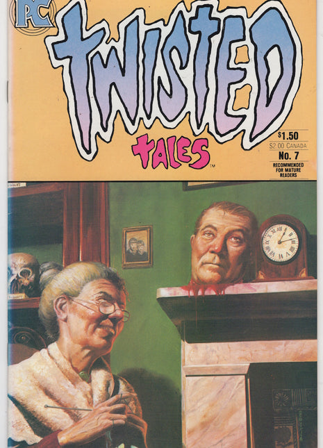 Twisted Tales (1982 Pacific) #7 softcover comic book cover by Mycomicshop.be