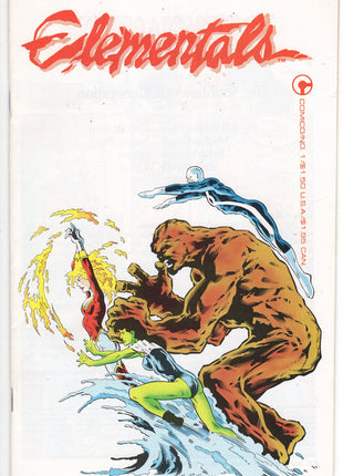 Elementals (1984 1st Series Comico) #1 softcover comic book cover by Mycomicshop.be