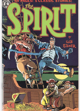 Spirit (1983 Kitchen Sink) #9 softcover comic book cover by Mycomicshop.be