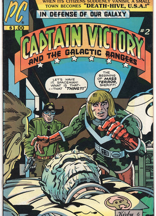 Captain Victory and the Galactic Rangers #2 (1981 Pacific) softcover comic book cover