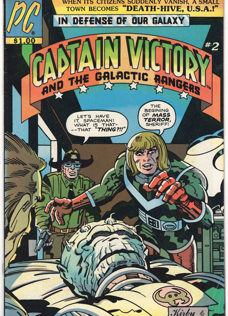 Captain Victory and the Galactic Rangers #2 (1981 Pacific) softcover comic book cover
