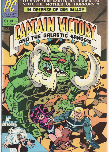 Captain Victory and the Galactic Rangers (1981 Pacific) #3 softcover comic book cover