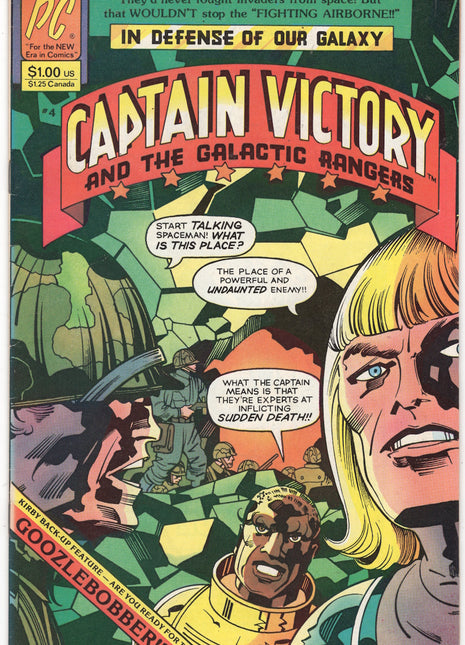 Captain Victory and the Galactic Rangers #4 1981 Pacific softcover comic book cover