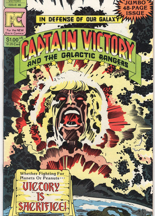 Captain Victory and the Galactic Rangers #6 (1981 Pacific) softcover comic book cover
