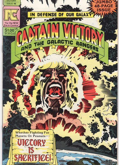 Captain Victory and the Galactic Rangers #6 (1981 Pacific) softcover comic book cover