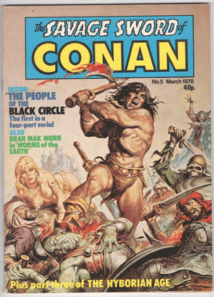 Savage Sword of Conan (UK 1977 Marvel 2nd Series) Magazine #5