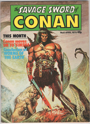 Savage Sword of Conan (UK 1977 Marvel 2nd Series) Magazine #6