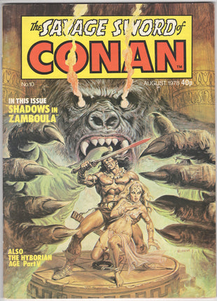 Savage Sword of Conan (UK 1977 Marvel 2nd Series) Magazine #10