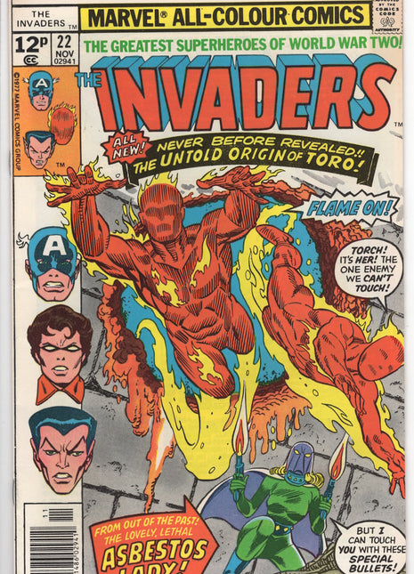 Invaders (1975 Marvel 1st Series) #22