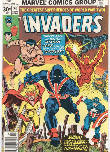Invaders (1975 Marvel 1st Series) #20