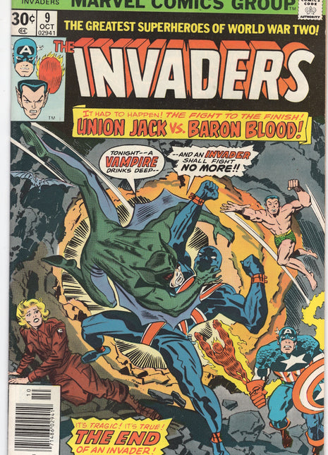 Invaders (1975 Marvel 1st Series) #9