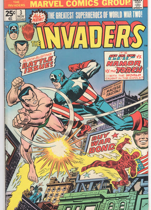 Invaders (1975 Marvel 1st Series) #3