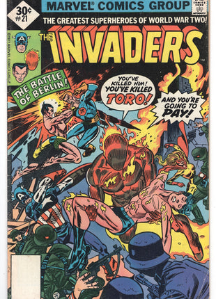 Invaders (1975 Marvel 1st Series) #21