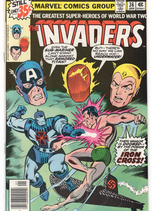 Invaders (1975 Marvel 1st Series) #36