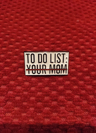 'To do list' enamel pin - Mycomicshop.be