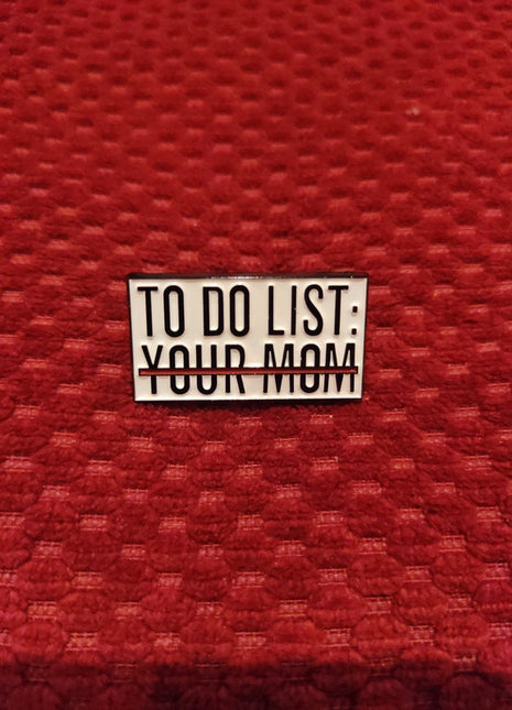'To do list' enamel pin - Mycomicshop.be