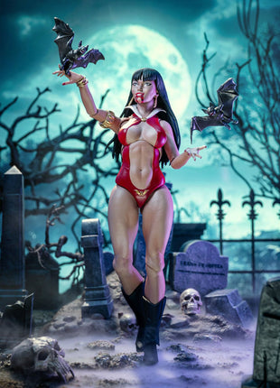 Frazetta Girls Action Figure 1/12 Vampirella 16 cm - Mycomicshop.be