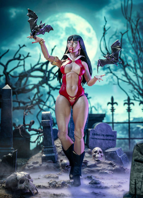 Frazetta Girls Action Figure 1/12 Vampirella 16 cm - Mycomicshop.be