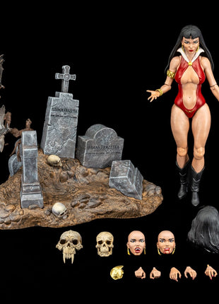 Frazetta Girls Action Figure 1/12 Vampirella 16 cm - Mycomicshop.be