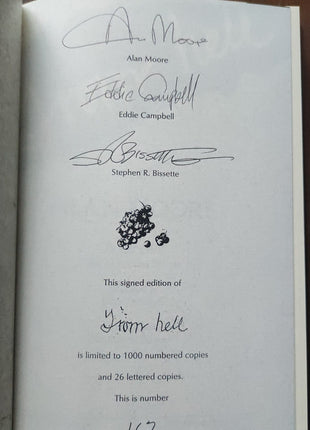 From Hell : The Complete Scripts by Alan Moore (Limited) Slipcase Signed - Mycomicshop.be