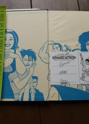 HERNANDEZ SATYRICON (1997) Triple Signed 168/350 - Mycomicshop.be