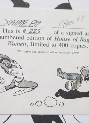House of Raging Women HC (1988 FB) Signed - Mycomicshop.be